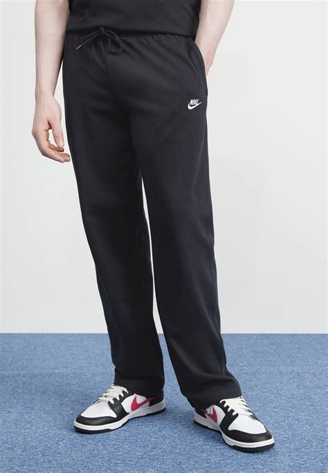 Nike Sportswear Club Knit Pant Jogginghose Black White Schwarz