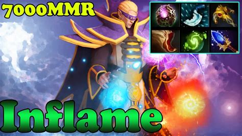 Dota 2 Inflame 7000 MMR Plays Invoker Vol 1 Ranked Match Gameplay