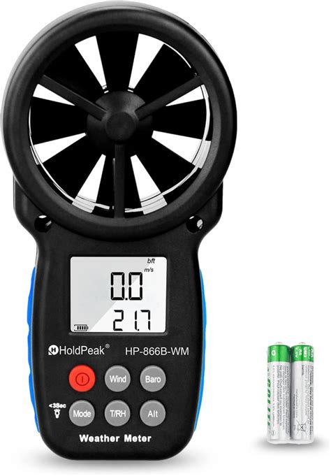 Holdpeak B Wm Digital Anemometer Handheld Wind Speed Meter With