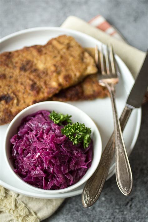 German Braised Red Cabbage Rotkohl Recipe The Wanderlust Kitchen