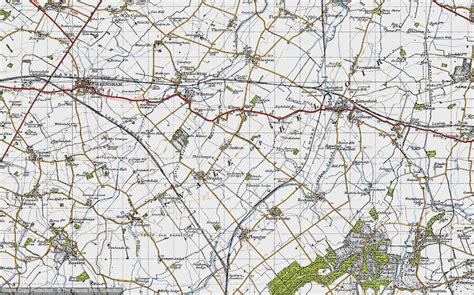 Historic Ordnance Survey Map Of Sutton 1946 Francis Frith