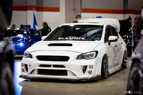 White WRX At Tuner Galleria 2022 BenLevy