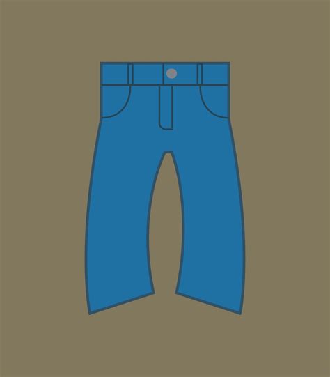 blue jeans illustration 14894830 Vector Art at Vecteezy