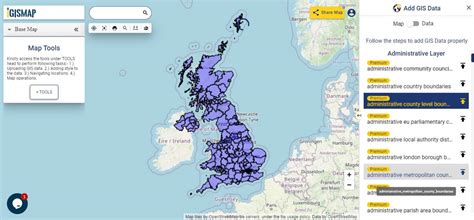 united kingdom administrative boundary shapefiles countries