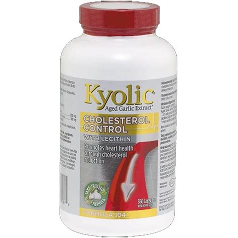 Kyolic Aged Garlic Extract Cholesterol Control With Lecithin Formula