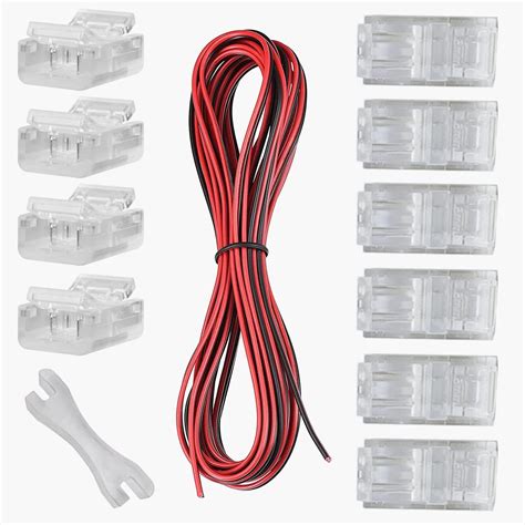 Gtiwung Pin Solderless Led Strip To Strip Connector Kit