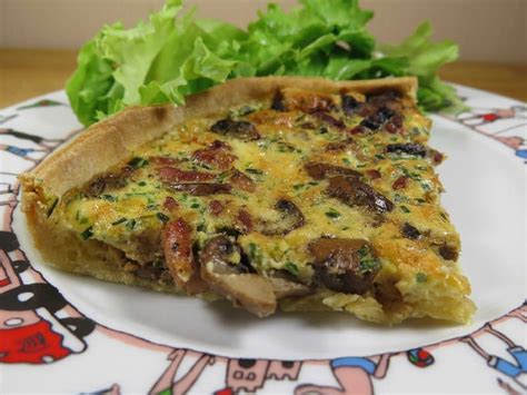 Quiche Aux Lardons Et Aux Champignons Audrey Cuisine