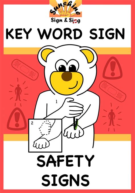 Flashcards – Safety Signs – Sunshine Sign and Sing