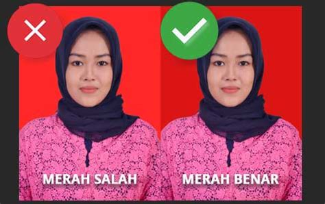 Kode Warna Pas Foto Merah Dan Biru Yang Benar Sesuai Studio Foto