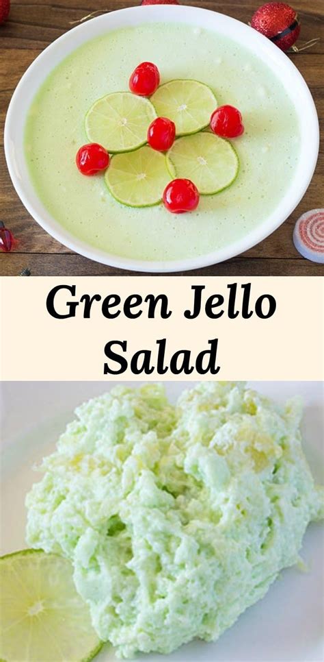 Creamy Lime Jello Salad With Pineapple And Cream Cheese