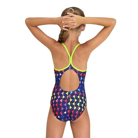 Maillot De Bain Fille 1 Pièce Arena Girl S Arena Carnival Swimsuit Lightdrop Back 24 50