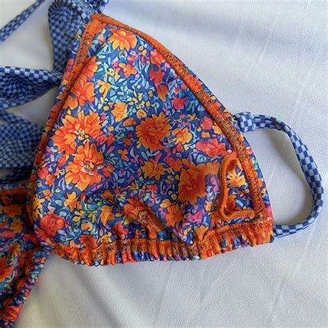 Strawberry Milk Mob Bikini Top Electric Smooch Top Depop