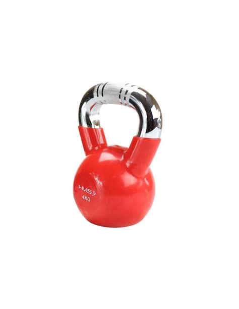 Kettlebell Cast Iron Knurled Handle HMS KTC10 RED