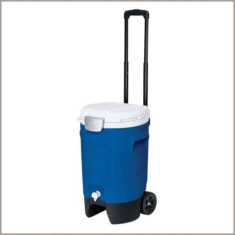 Igloo 5 Gallon Wheeled Portable Sports Cooler Water Beverage Dispenser