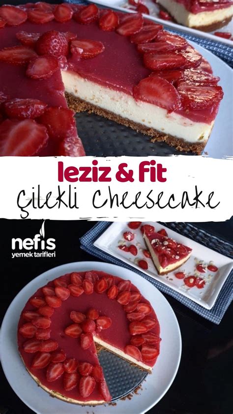 çilekli Cheesecake Tarifi Resimli