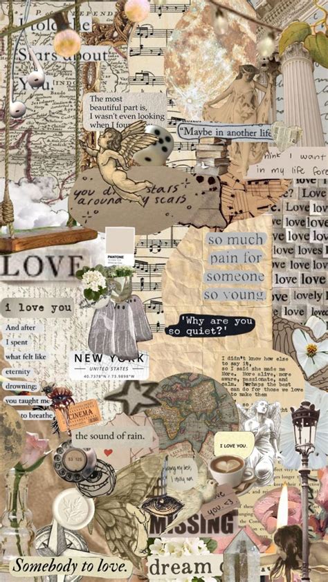 Collage With Various Images And Words On It