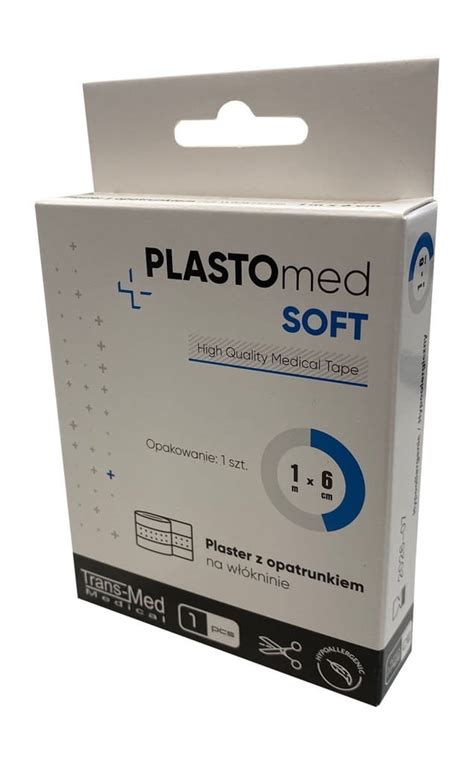 Wyrób medyczny TM Plaster PLASTOMED SOFT 6cm x 1m Sklep EMPIK