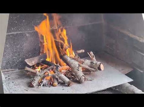 Como preparar una barbacoa de leña Balcon de Floreano