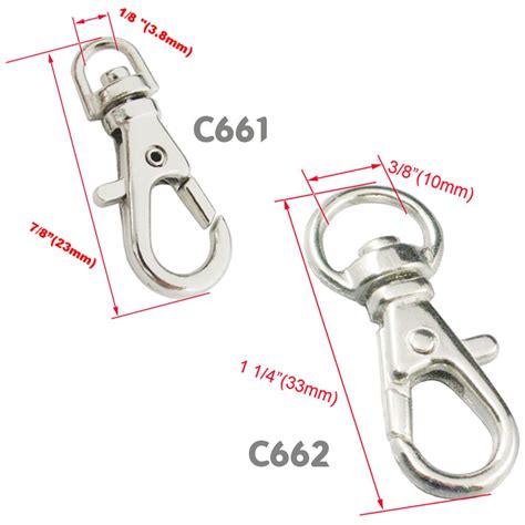 20 Pcs Metal Swivel Lobster Clasps Clips Snap Hooks Findings Etsy