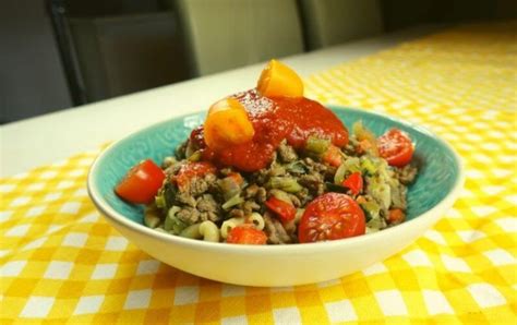 Volkoren Pasta Bolognaise Met Gehakt En Roerbakgroenten PDS Coaching