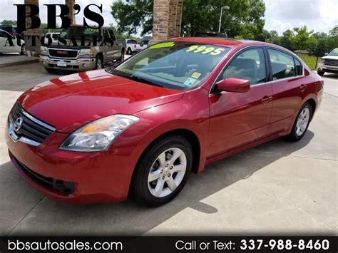 Used 2008 Nissan Altima 2 5 SL For Sale In Lafayette LA 70503 BB S Auto