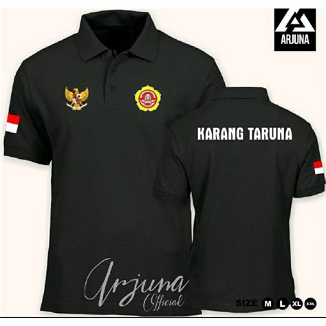 Jual Kaos Kerah Polo Garuda Karang Taruna Indonesia Baju Karang