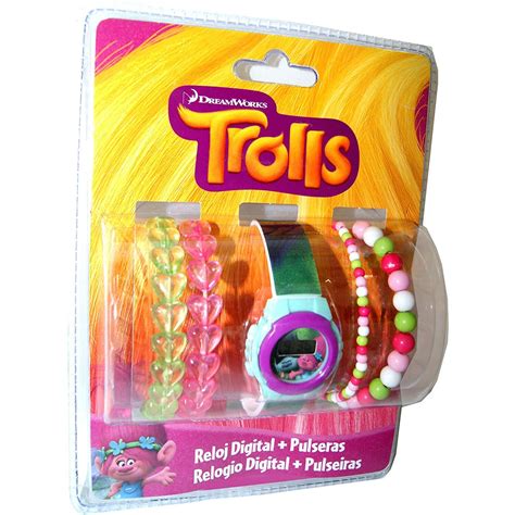 Set Ceas Digital Trolls Cu Bratari Colorate Emag Ro