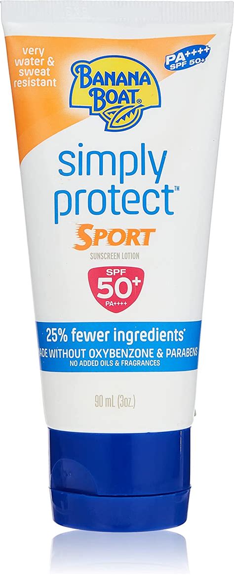 Banana Boat Simply Protect Sport Suncare Lotion Spf50 90ml