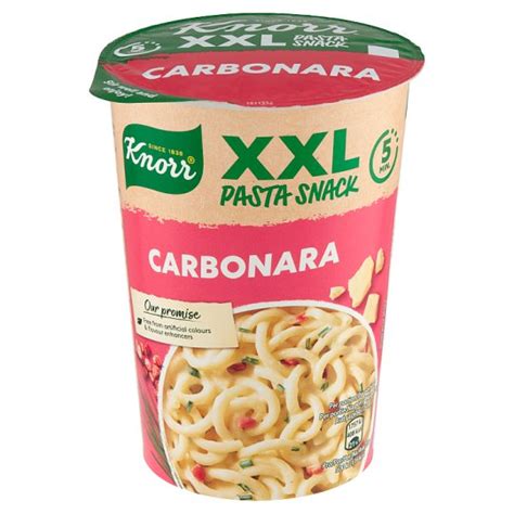 Knorr Carbonara Pasta Snack Xxl G Tesco Groceries