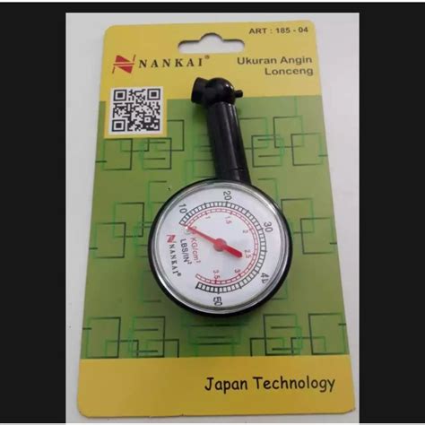 Jual Alat Ukur Tekanan Angin Ban Motor Mobil Model Lonceng Tire Gauge Jam Nankai Shopee Indonesia