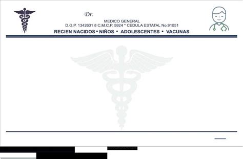 Formato De Receta Medica Para Imprimir Pdf Artofit