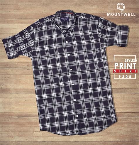 Checks Cotton Mens Check Formal Shirt Full Or Long Sleeves Casual