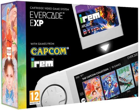 Console Retro Blaze Evercade EXP 18 jeux Capcom intégrés Cartouche