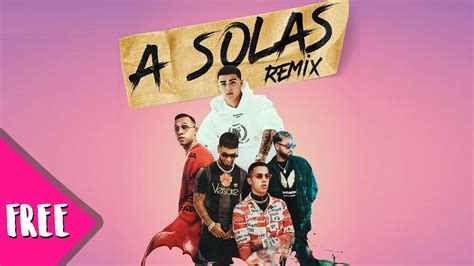 Free A Solas Remix Beat Dancehall Type Lunay X Lyanno Anuel Aa X