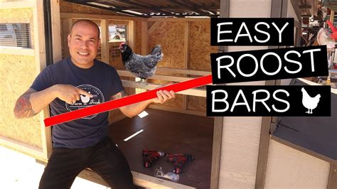 Adding Roost Bars to DIY Chicken Coop Chicken Roost, Diy Chicken Coop ...