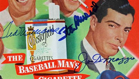 Lot Detail Ted Williams Dimaggio Musial Signed Vintage