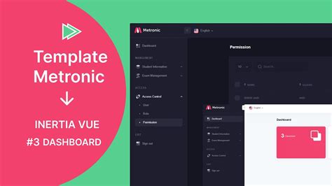 Integrasi Template Metronic Dengan Inertia Vue 3 Dashboard YouTube