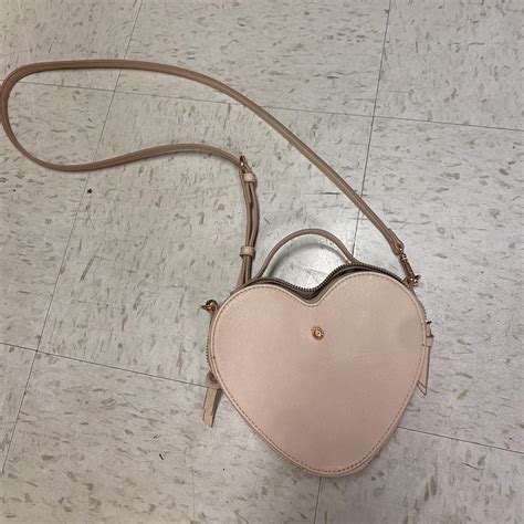Soft Pink Nude Heart Bag Slight Mark In The Depop