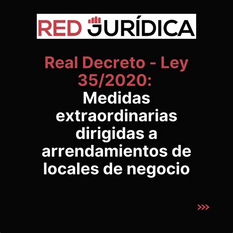 V Deo Medidas Extraordinarias Dirigidas A Arrendamientos De Locales