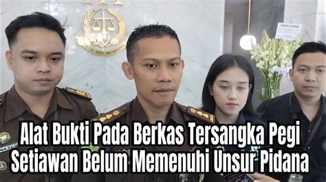 Alat Bukti Pada Berkas Pegi Setiawan Belum Memenuhi Unsur Pidana Youtube