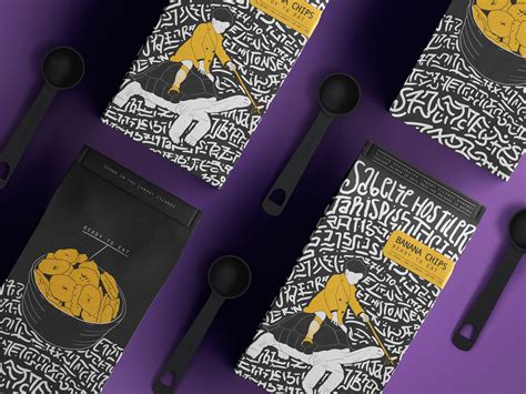 Banana Chips Packaging Design on Behance