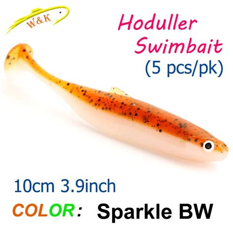 10cm 5 sztuk PK Swimbait Hoduller Shad dla Zander przynęta wędkarska na