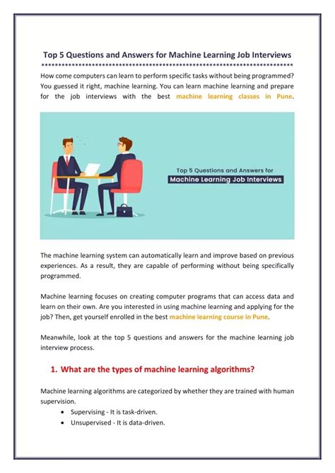 PPT Top 5 Machine Learning Interview Questions And Answers PowerPoint