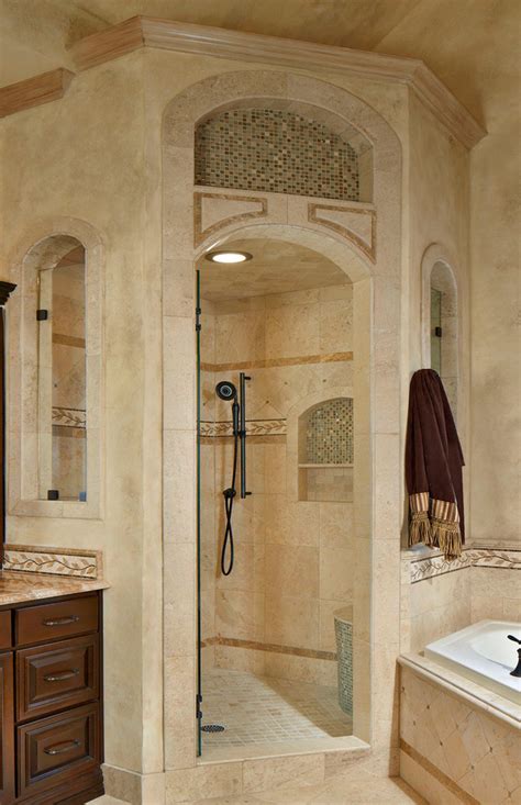 Spa Shower And Tub Experience In Plano Texas Traditional Bathroom