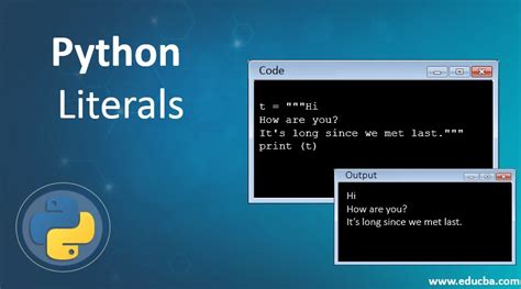 Python Literals Four Major Types Of Python Literals You Need To Know