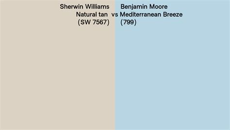 Sherwin Williams Natural Tan Sw 7567 Vs Benjamin Moore Mediterranean