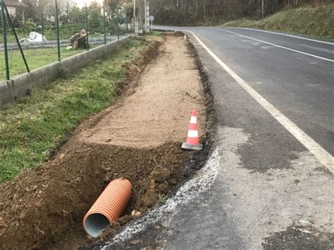 Comezan as obras de mellora da estrada que une Cortiñán con Montellos