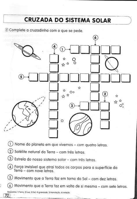 Atividades Sobre Sistema Solar 5 Ano - Com Gabarito - Atividades Sobre Sistema Solar 5 Ano - Com Gabarito - NAZAEDU