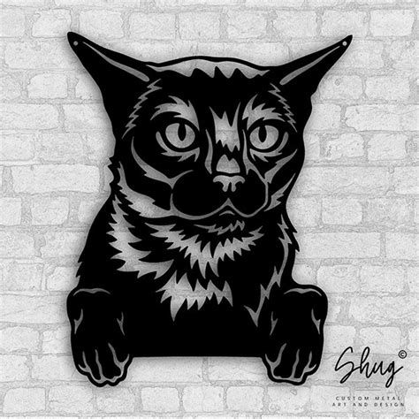 Cat Metal Wall Art Eastern Suburbs Laser Cutting