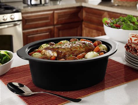 Crock Pot Sccpvi600 S 6 Quart Countdown Programmable Oval Slow Cooker